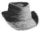 Crocheted Cowboy Hat