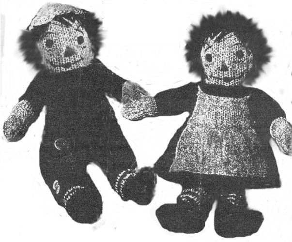 Knitted Ann & Andy