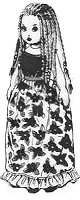 Doll with Beaded Hair